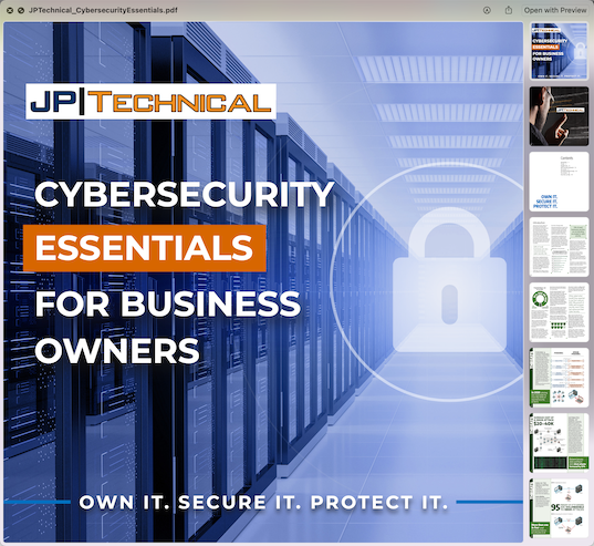 JP Technical Cybersecurity EssentialsBooklet